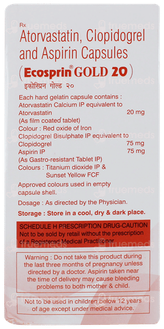 Ecosprin Gold 20 Capsule 15