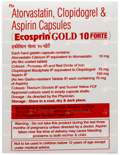 Ecosprin Gold 10 Forte Capsule 10 Ecosprin Gold 10 Forte Capsule 10