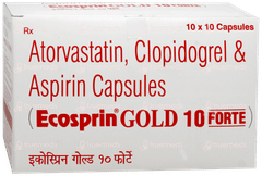 Ecosprin Gold 10 Forte Capsule 10 Ecosprin Gold 10 Forte Capsule 10