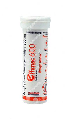 Effenac 600 Orange Flavour Effervescent Tablet 10
