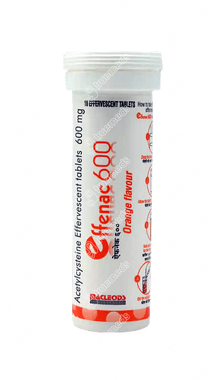 Effenac 600 MG Orange Flavour Tablet 10