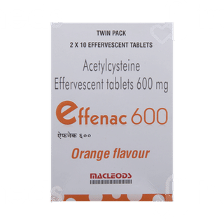 Effenac 600 Orange Flavour Effervescent Tablet 10
