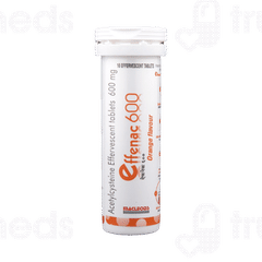 Effenac 600 Orange Flavour Effervescent Tablet 10 Effenac 600 Orange Flavour Effervescent Tablet 10