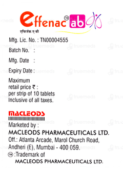 Effenac Ab Tablet 10 Effenac Ab Tablet 10