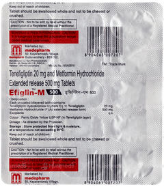 Efiglin M 500 Tablet 15