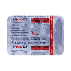 Eflox Oz 200/500 MG Tablet 10 Eflox Oz 200/500 MG Tablet 10
