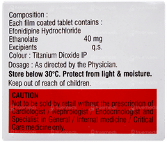 Efnocar 40 Tablet 10 Efnocar 40 Tablet 10
