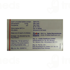 Elicia 8 MG Tablet 10