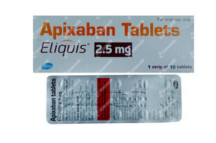 Eliquis 2.5mg Tablet 10