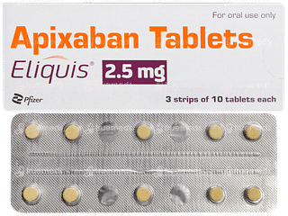 Eliquis 2.5mg Tablet 10