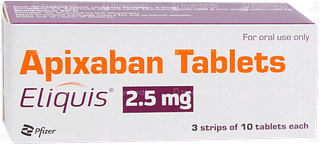 Eliquis 2.5mg Tablet 10