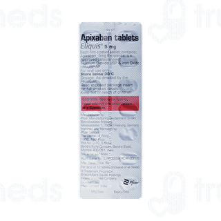 Eliquis 5mg 2 Strips Of 10 Tablets