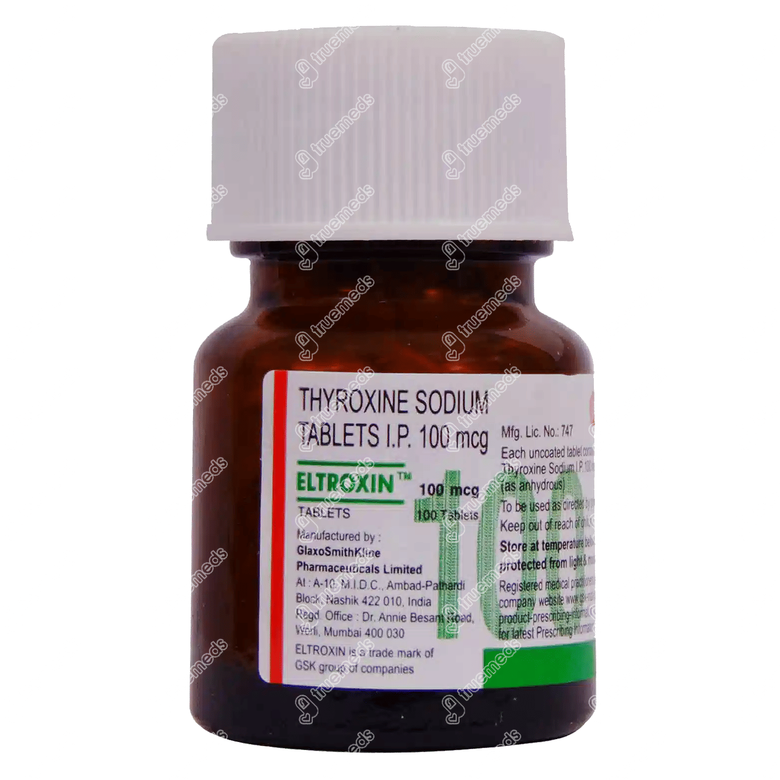 Eltroxin 100Mcg Tablet 100