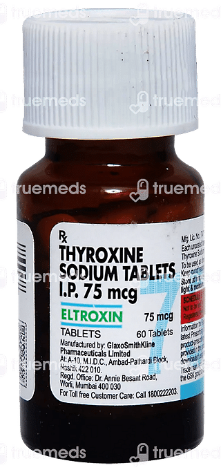 Eltroxin 75mcg Tablet 60