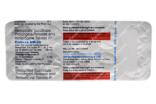 Embeta Am 50/5 MG Tablet 10