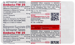 Embeta Tm 25 Tablet 15 Embeta Tm 25 Tablet 15