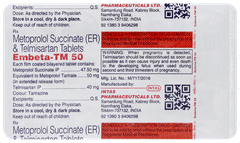 Embeta Tm 50 Tablet 15 Embeta Tm 50 Tablet 15