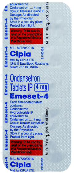 Emeset 4 Tablet 10 Emeset 4 Tablet 10
