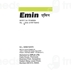 Emin 25 MG Tablet 10