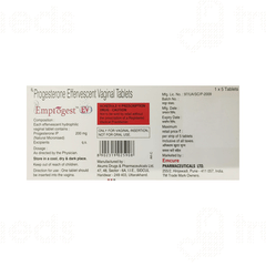 Emprogest Ev Vaginal Tablet 5