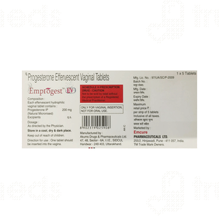 Emprogest Ev Vaginal Tablet 5