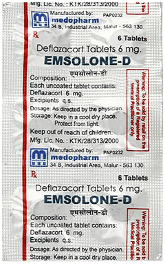 Emsolone D 6 Mg Tablet 6