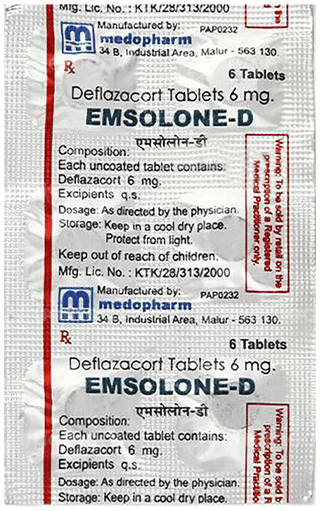 Emsolone D 6 Mg Tablet 6