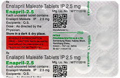 Enapril 2.5 Tablet 15 Enapril 2.5 Tablet 15