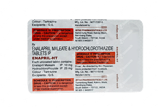 Enapril Ht 10/25 MG Tablet 15