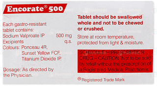 Encorate 500 Tablet 10