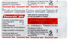 Encorate 500 Tablet 10