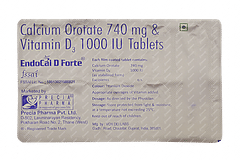 Endocal D Forte Tablet 10