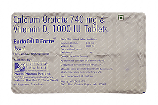 Endocal D Forte Tablet 10