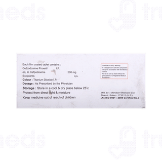 Endocef 200 Tablet 10