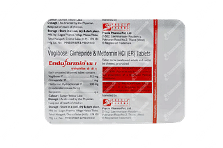 Endoformin Vg 0.2/500/1 MG Tablet Er 10