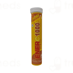Enerc 1000 Orange Flavour Effervescent Tablet 20