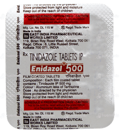 Enidazol 500 Tablet 4 Enidazol 500 Tablet 4