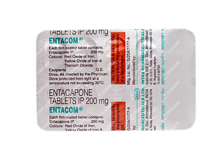 Entacom 200 MG Tablet 10