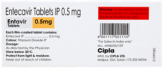 Entavir 0.5mg Tablet 10