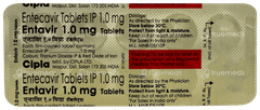 Entavir 1.0Mg Tablet 10
