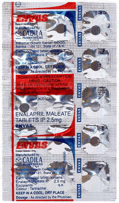 Envas 2.5mg Tablet 15 Envas 2.5mg Tablet 15