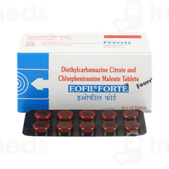 Eofil Forte 250/4 MG Tablet 10