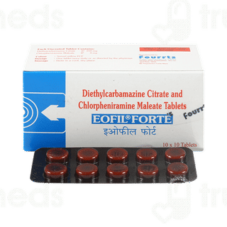 Eofil Forte 250/4 MG Tablet 10
