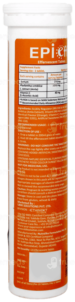 Epieff Effervescent Tablet 20