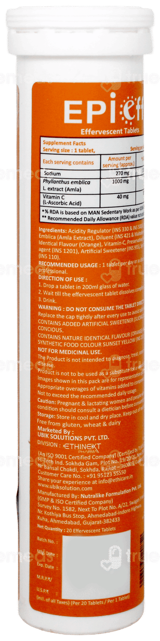 Epieff Effervescent Tablet 20