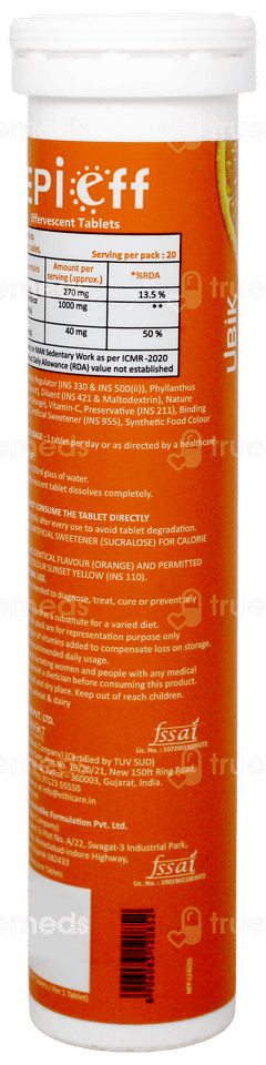 Epieff Effervescent Tablet 20