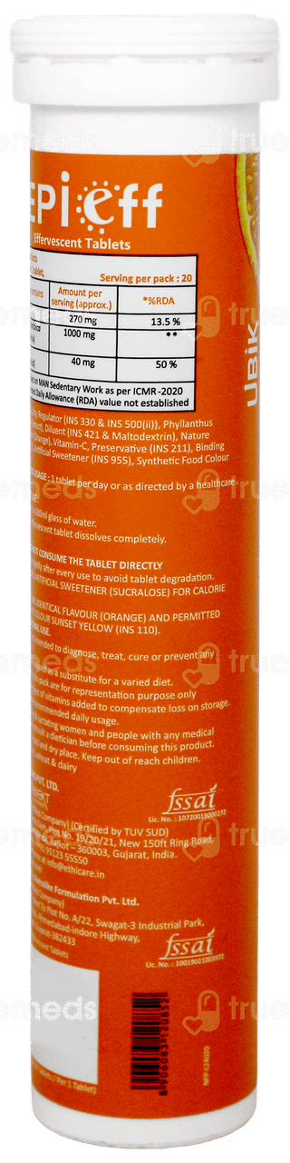Epieff Effervescent Tablet 20