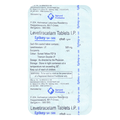 Epikey 500 Mg Tablet 10