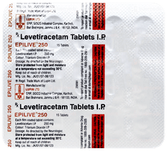Epilive 250 Tablet 15