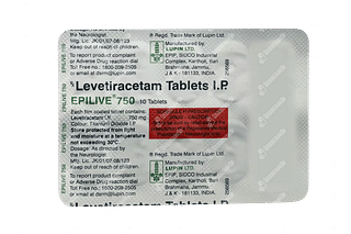 Epilive 750 MG Tablet 10